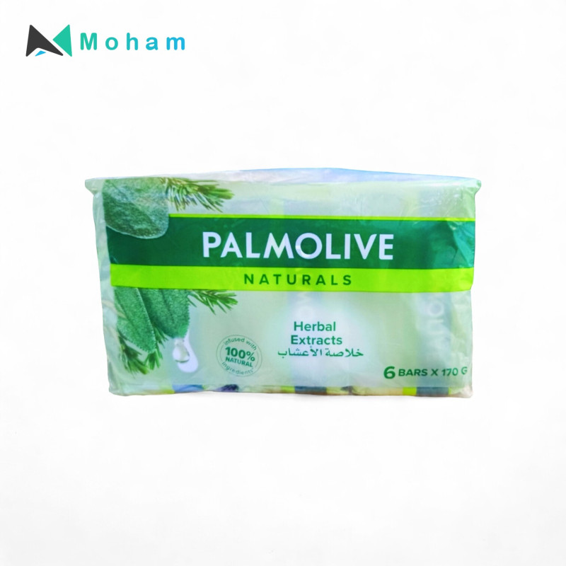 PALMOLIVE SOAP HERBAL EXTRACTS 170GM PACK OF 6 PCS