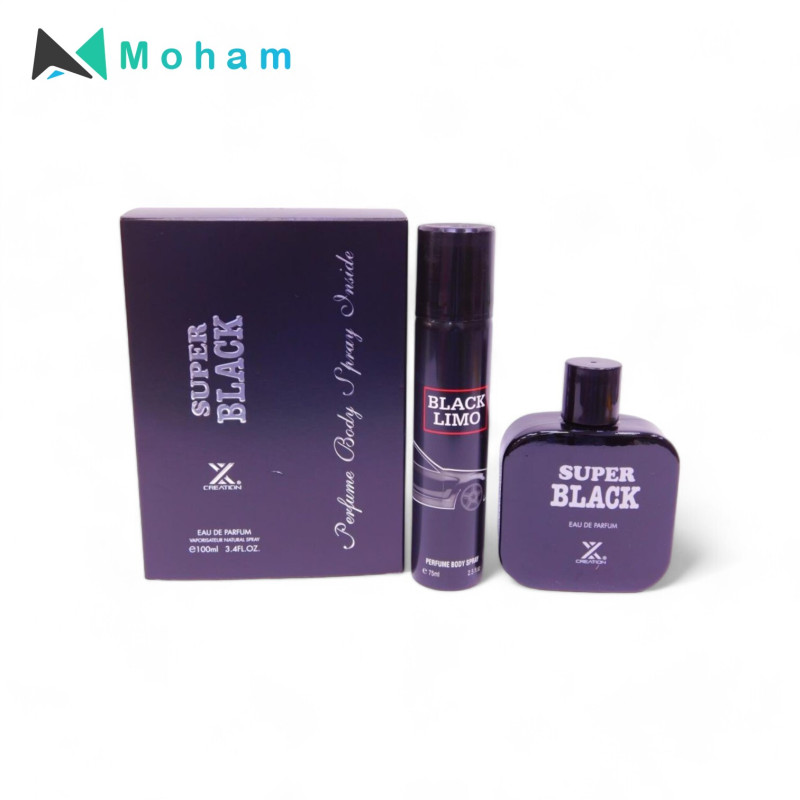 X CREATION SUPER BLACK GIFT SET (100+75)