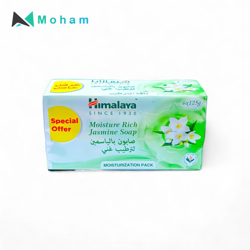 HIMALAYA MOISTURE RICH JASMINE SOAP 125GM