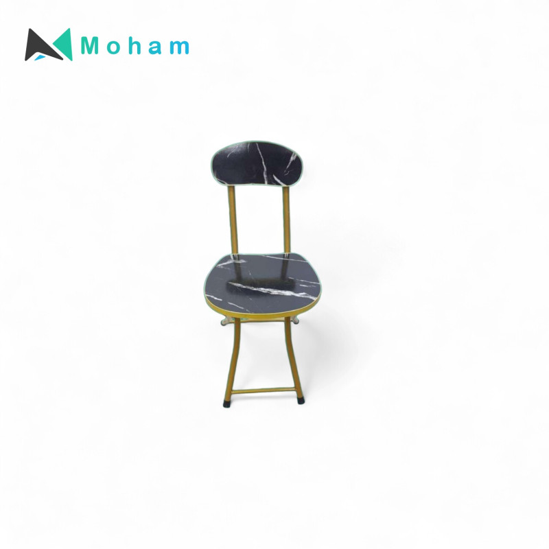 HG19255 30*24CM CHAIR (BLACK + GOLD)