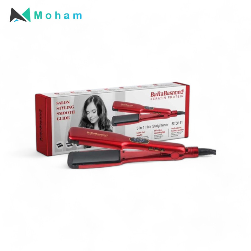 Salon Styling 3-in-1 Keratin Protein Hair Straightener ST3111