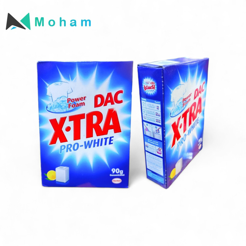 DAC XTRA  DETERGENT POWDER-90GMX72 PCS