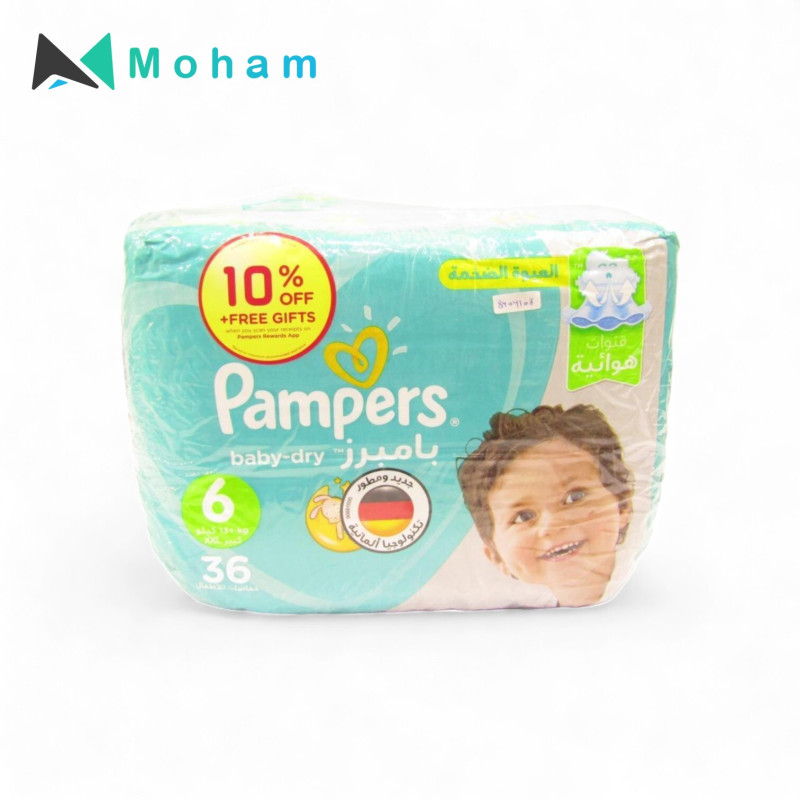 PAMPERS JP MEGA NO (6) 36PC/BG