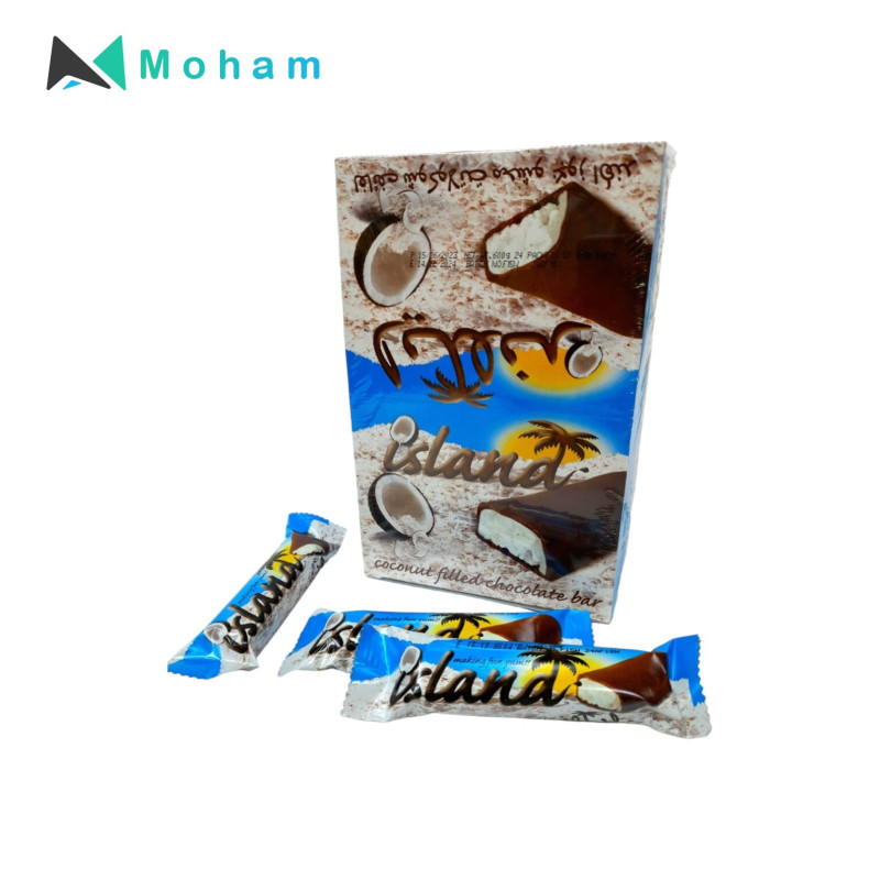 Islando Coconut Filled Chocolate Bar 24pcs. 25Grams