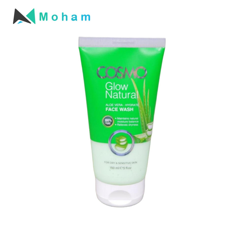 COSMO ALOE VERA GLOW NATURAL FACE WASH 150ML
