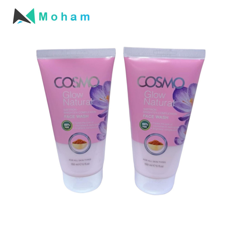 COSMO SAFFRON GLOW NATURAL FACE WASH 150ML