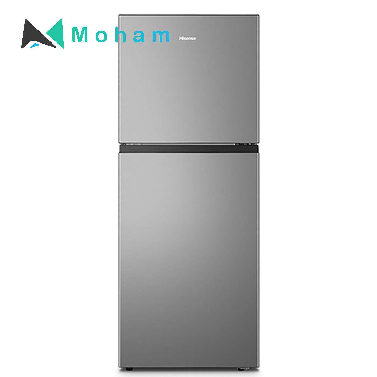 Hisense RT264N4DGN Top Mount Refrigerator with Recessed Handle,LED interior Light, Separate Temperature control for Fridge and Freezer,No Frost with 10 Years Compressor warranty