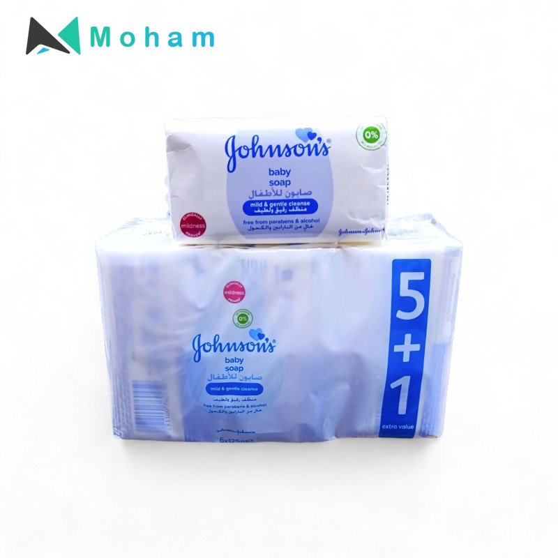 JOHNSON BABY SOAP REGULAR WHITE 125GM
