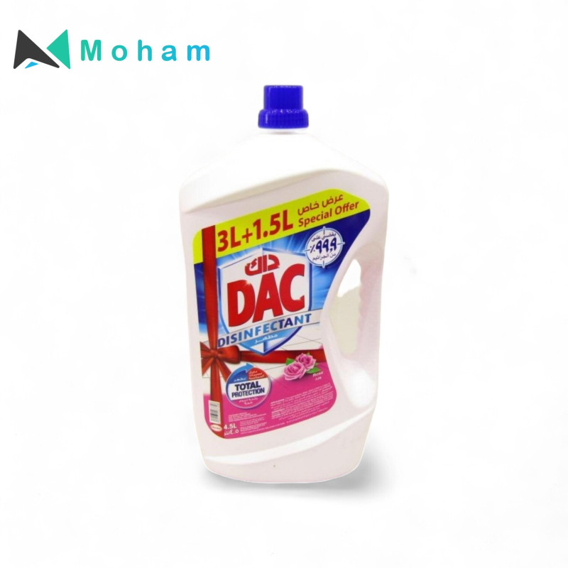 DAC DISNIFECTANT ROSE 4.5L