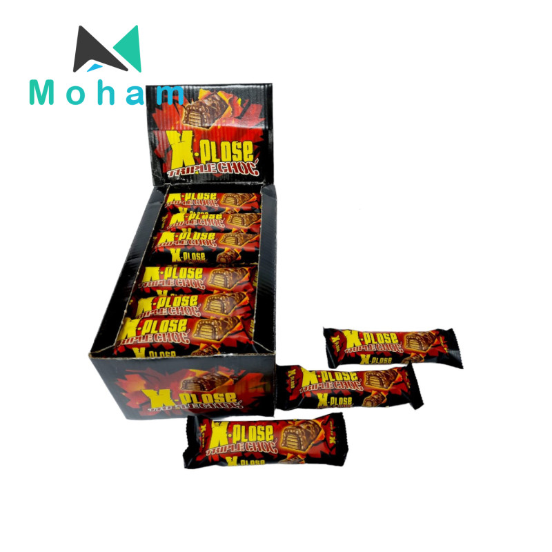 Plose Triple Chocolate Wafer Bars 24pcs. 35 grams