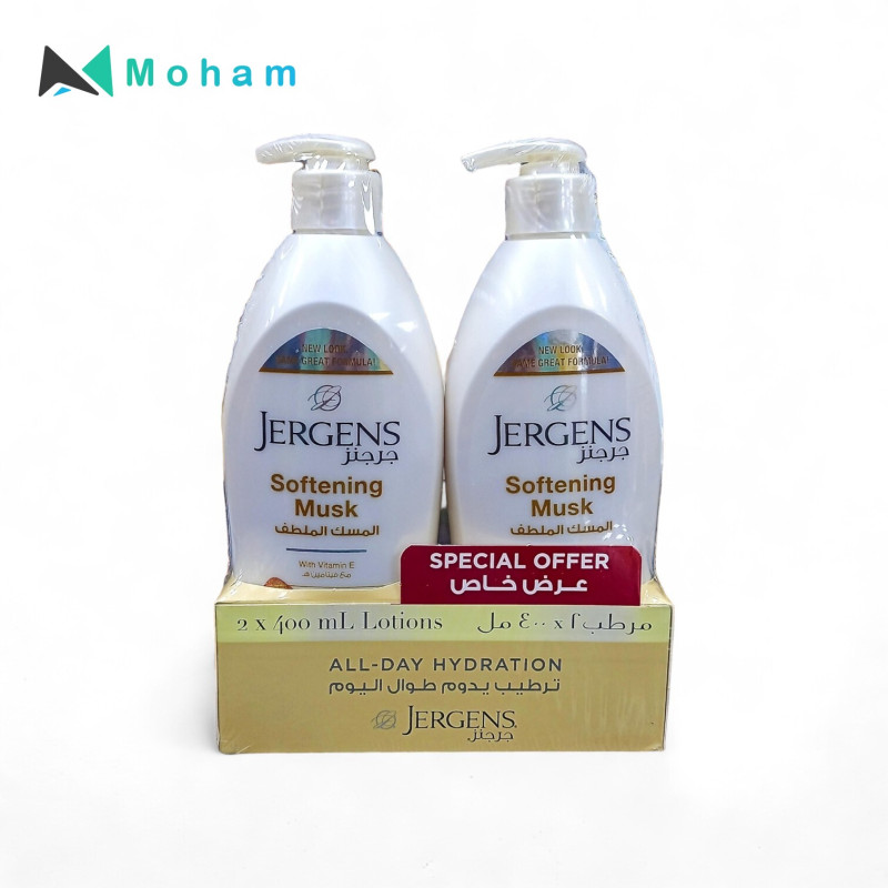 JERGENS SOFTENING MUSK LOTION 400ML