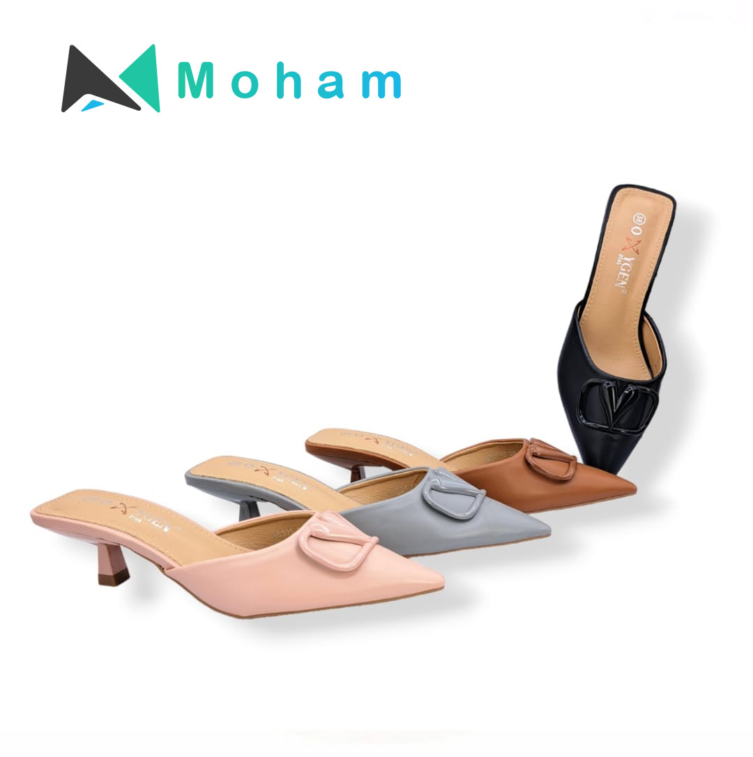 Oxygen Chic Kitten Heel Mules