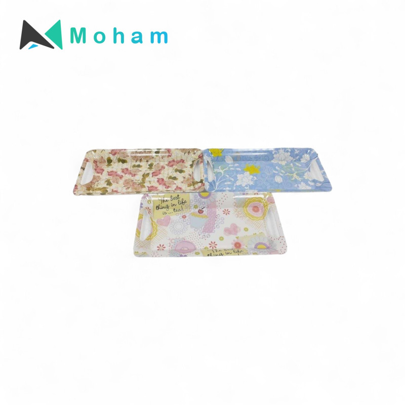 TRAY (3DESIGN MIXED) 39X20.5CM 360G