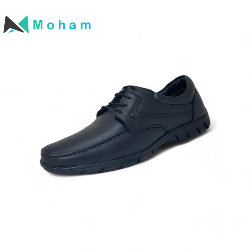 SPIC Green Fields Men's Durable Brown Leather Shoes