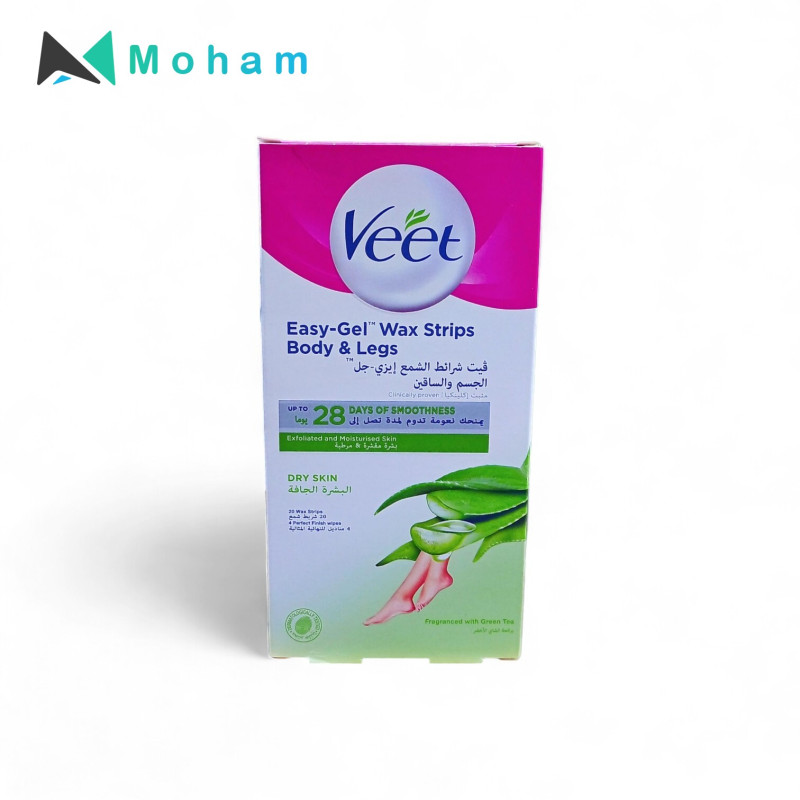 VEET WAX STRIPS DRY SKIN