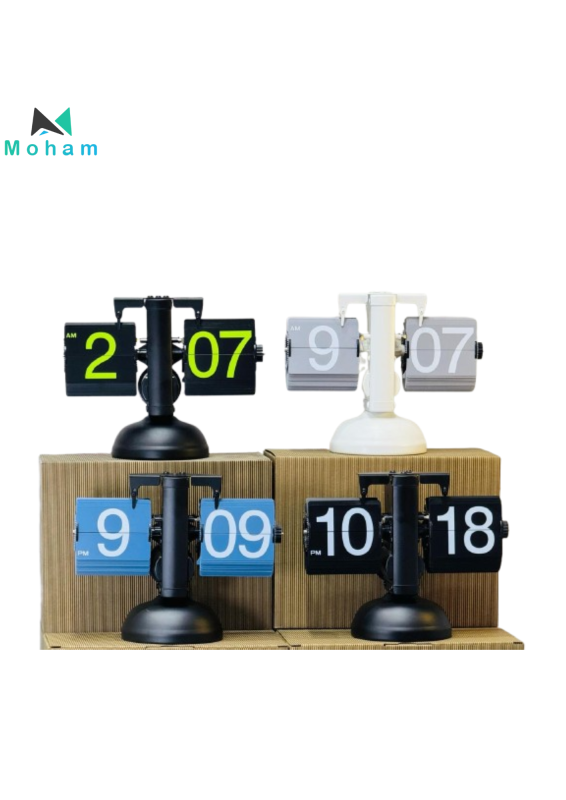 Retro Flip Clock – Modern Vintage Desk & Table Display