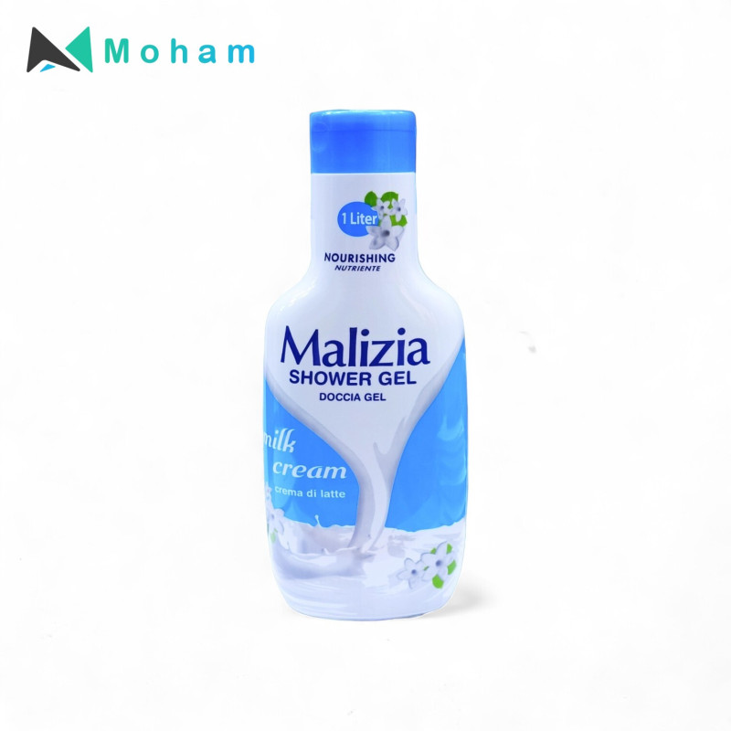MALIZIA SHOWER GEL MILK CREAM 1000ML