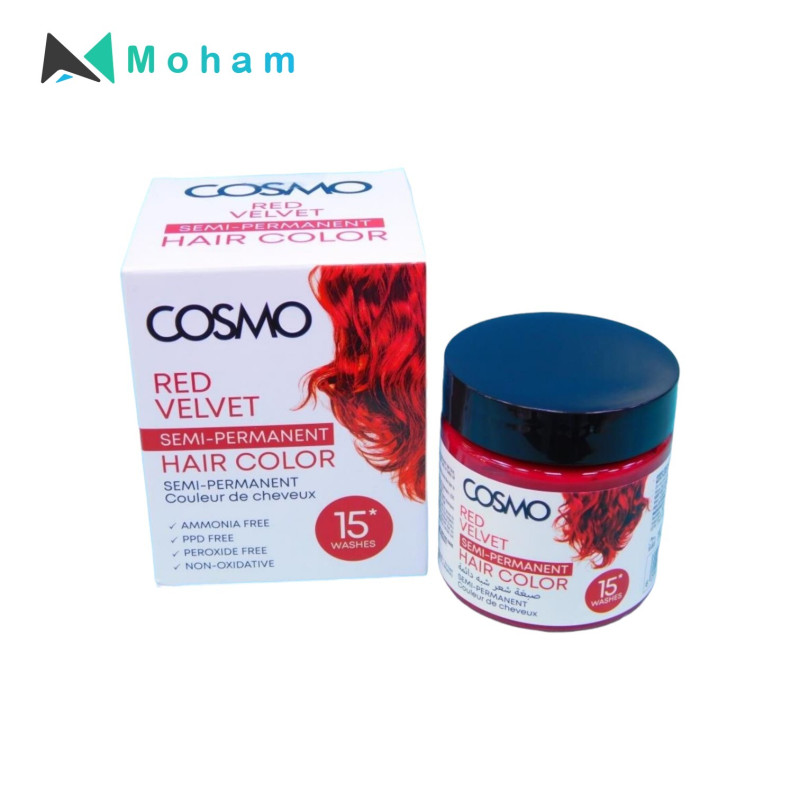 COSMO HAIR COLOUR CREAM RED VELVET 120GM