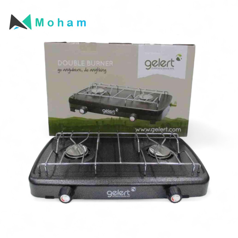 "GELERT" DOUBLE GRILL GAS BURNER