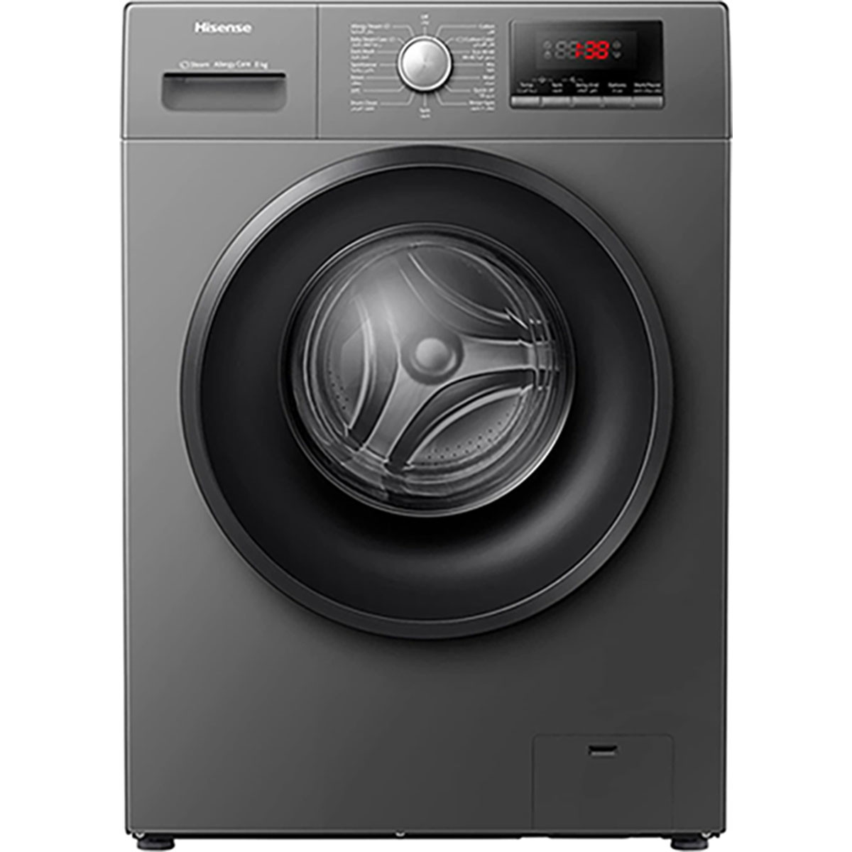 Hisense 7Kg Front Loading Washing Machine 1200 Rpm Silver Model Wfpv7012Mt -1 Years Full Warranty.