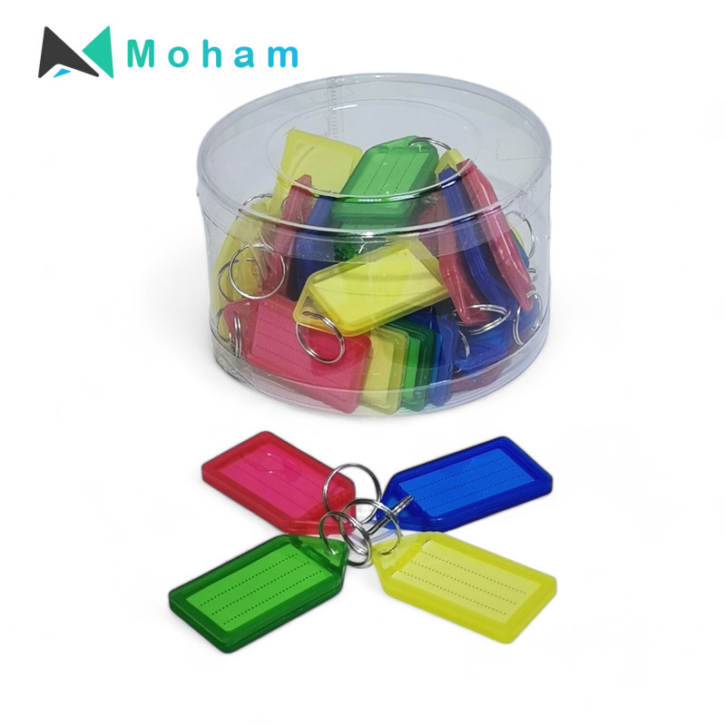 Colorful Key Tags with Labels