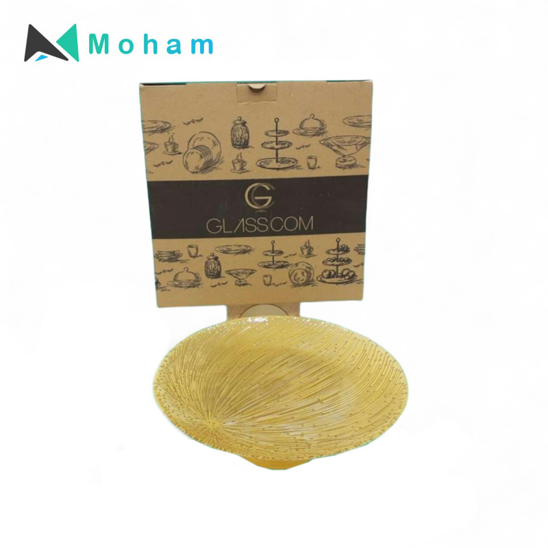 28CM LEG SERVIC PLATE YELLOW GOLD