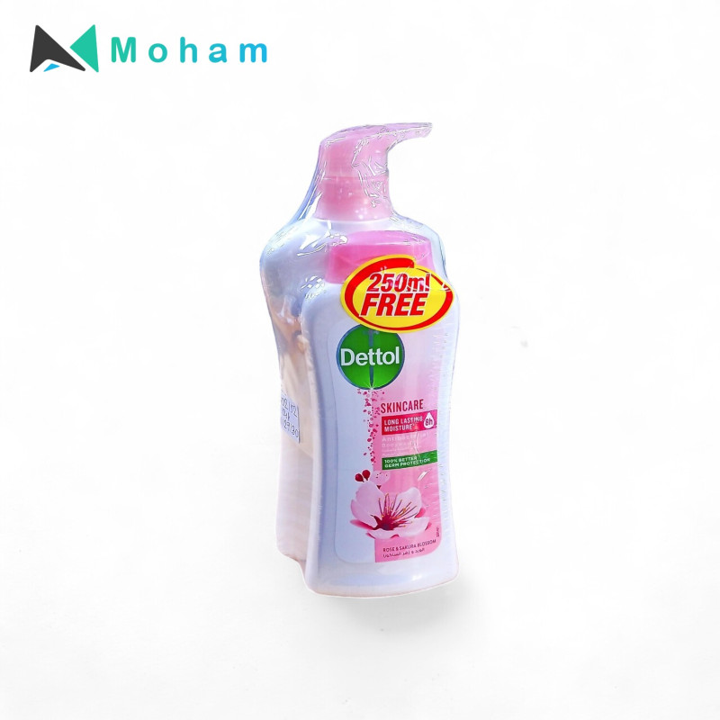 DETTOL BODY WASH SKINCARE 500ML+250ML