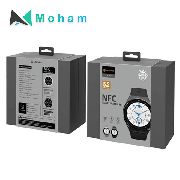 SMART WATCH LENYES LW-208 NFC WATERPROOF/WIRELESS CHARGING