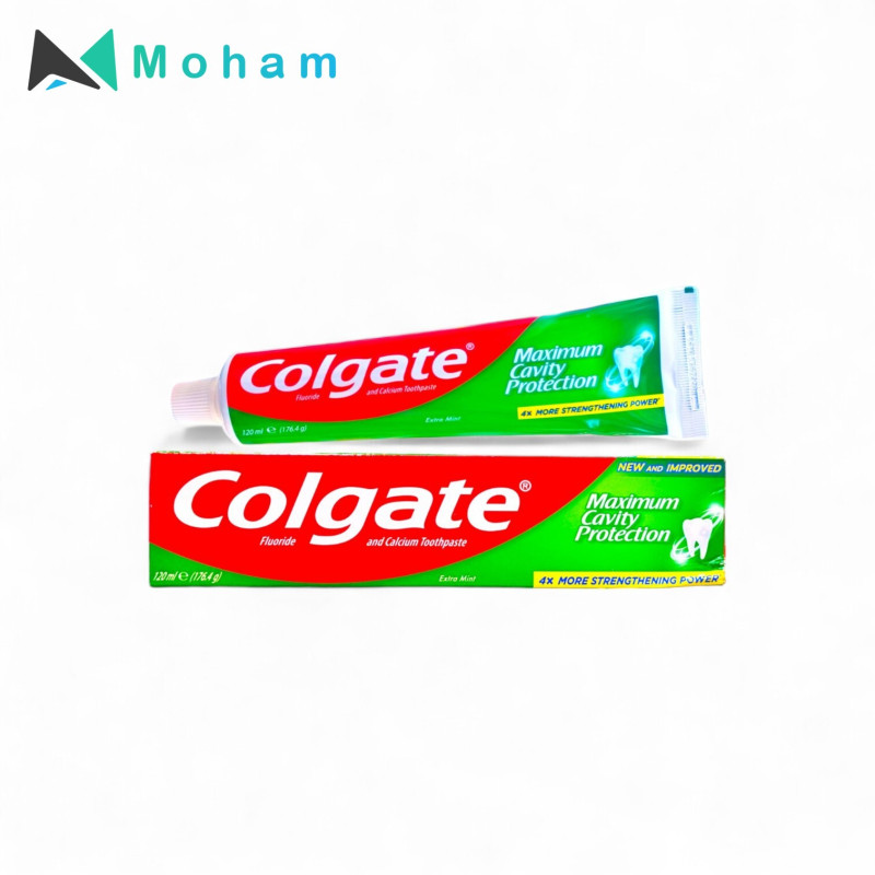 COLGATE TOOTHPASTE MAX CAVITY (EXTRA MINT)120ML