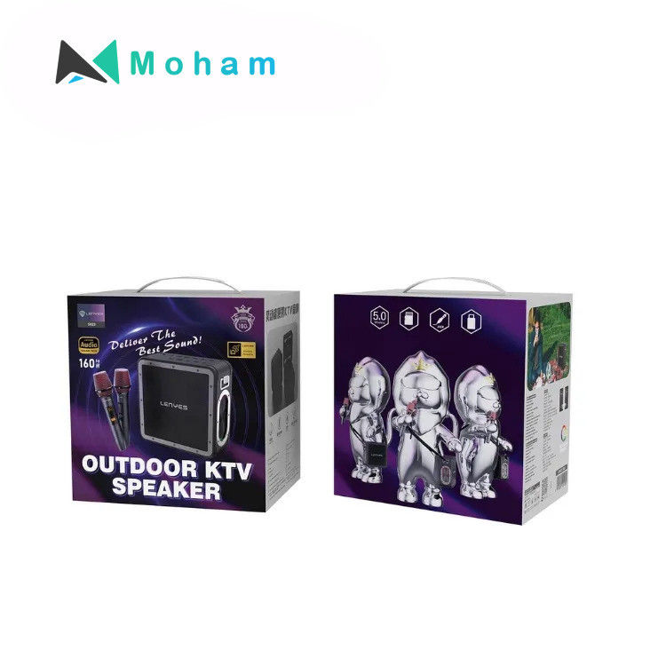 OUTDOOR KTV SPEAKER+TWO MICROPHONES