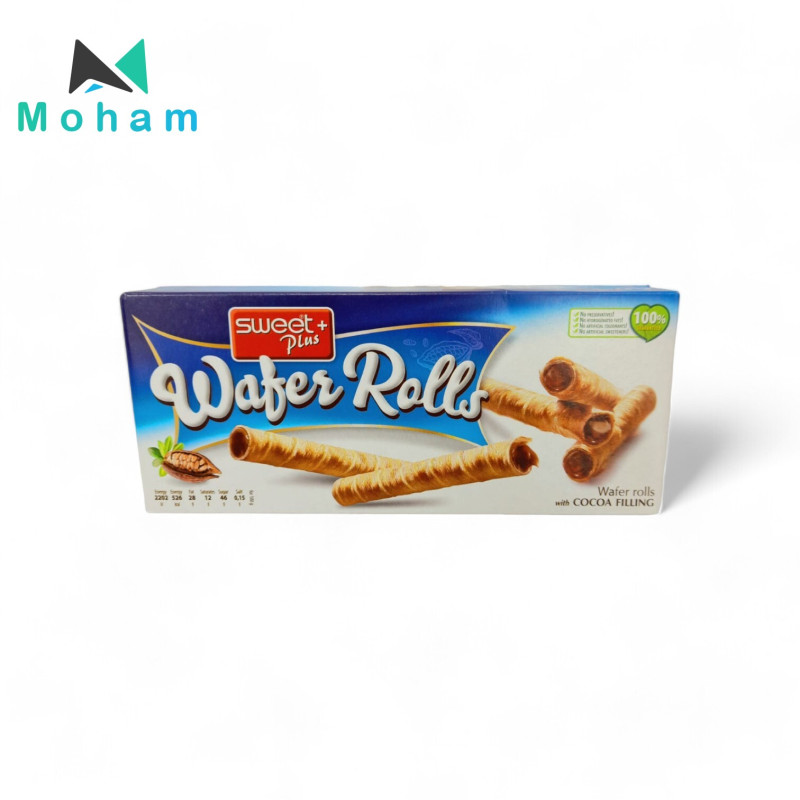 Sweet+ Wafer Rolls with Cocoa Filling 24 pcs. 130 grams