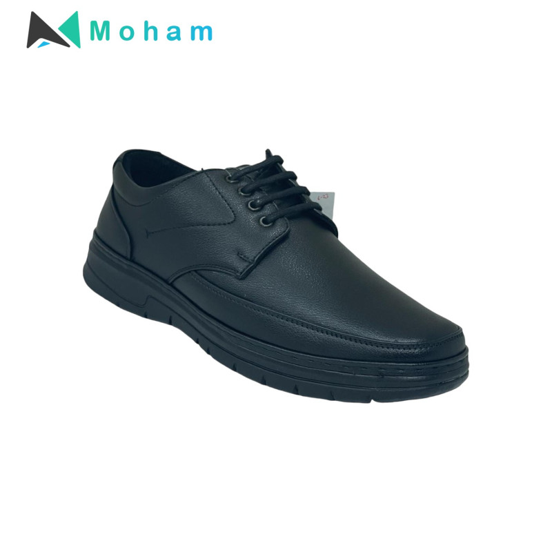 Green Fields Men's Black Formal Shoes
