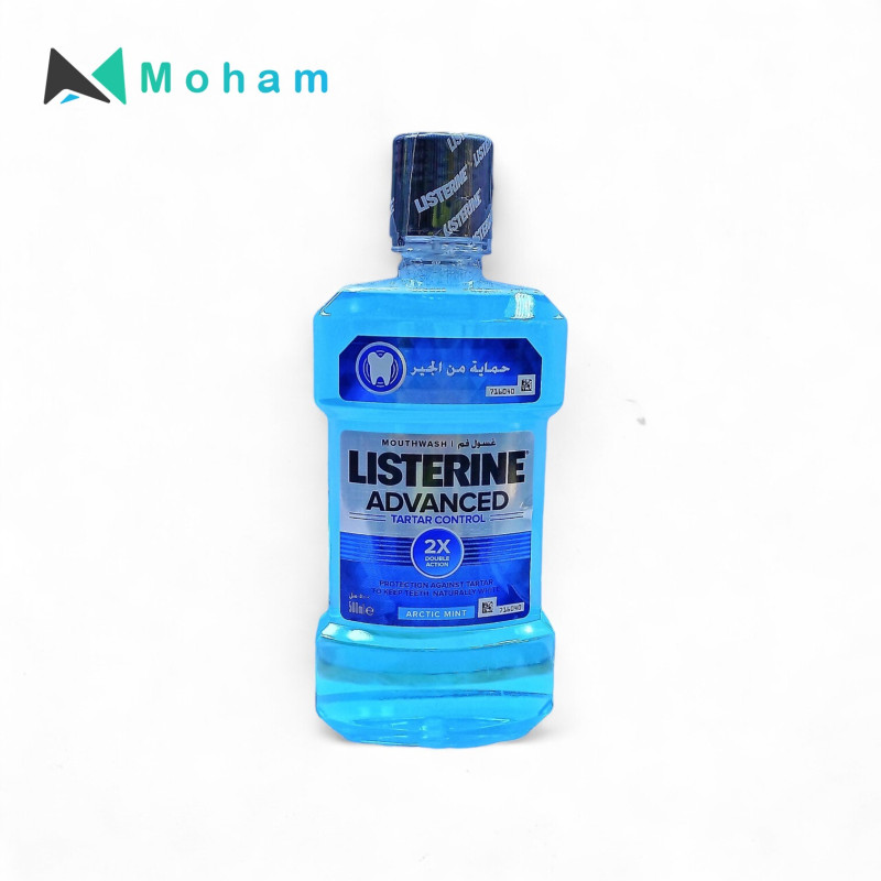 LISTERINE ADVANCED MOUTHWASH 500ML