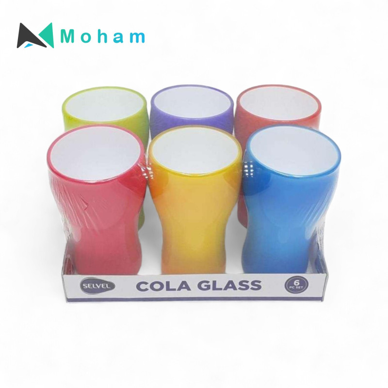 COLA GLASS SET OF 6