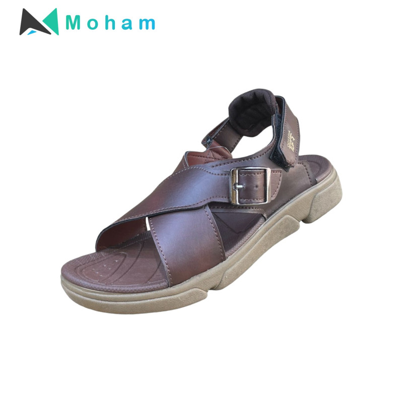 Odyssia Men's Black Casual Sandals