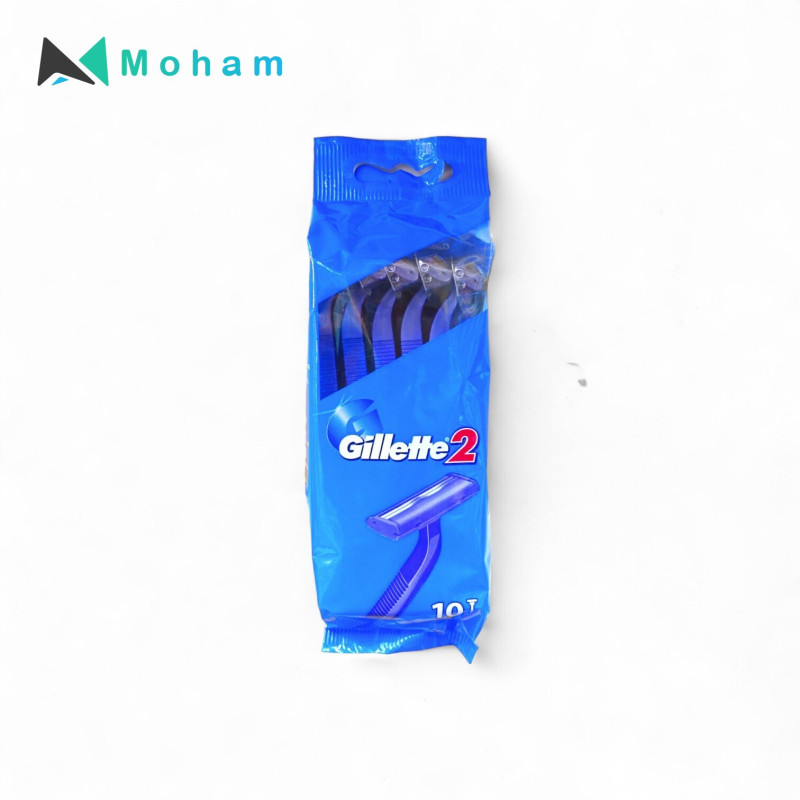 GILLETTE GII DISP. RAZOR 10PC POUCH