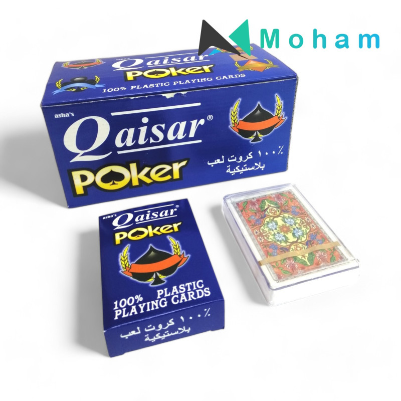 Qaisar Poker 100% Plastic Playing Cards