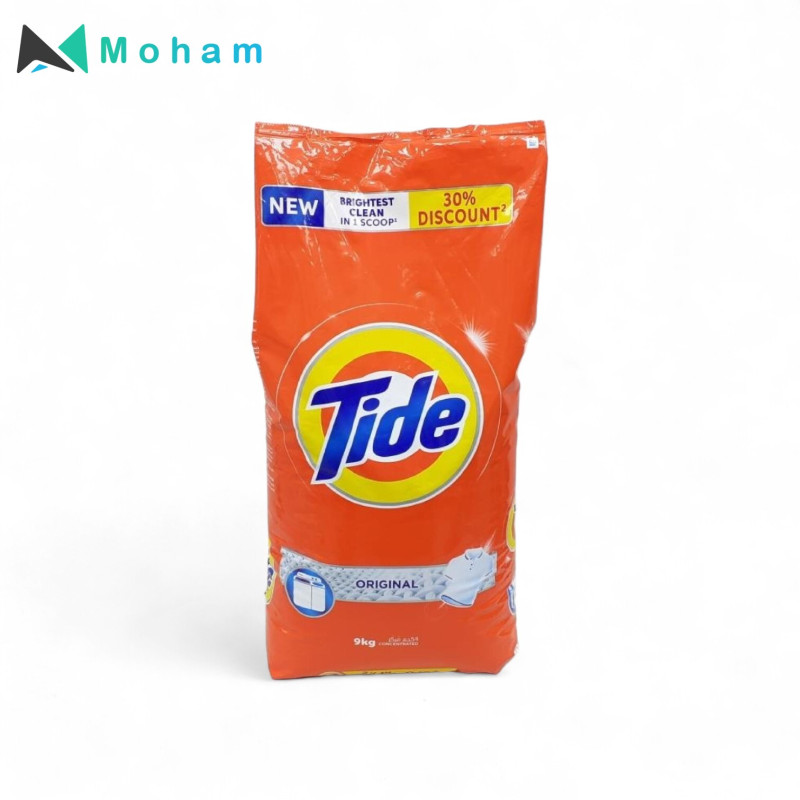 TIDE DETERGENT POWDER ORG (BLUE) 9KG
