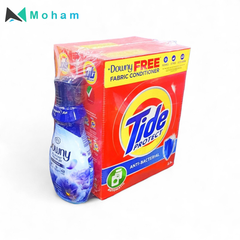 TIDE ANTIBACTERIAL GREEN 2.25KG + DOWNY CONCRT. 880ML