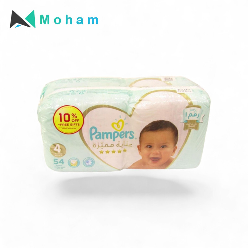 PAMPERS PREMIUM CARE NO:4 54PC/BG