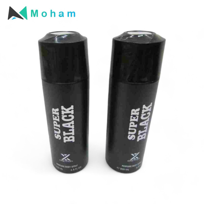 SUPER BLACK DEO 200 ML (X CREATION-NF)