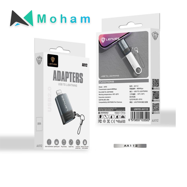 OTG LENYES IPHONE TO USB AX-112