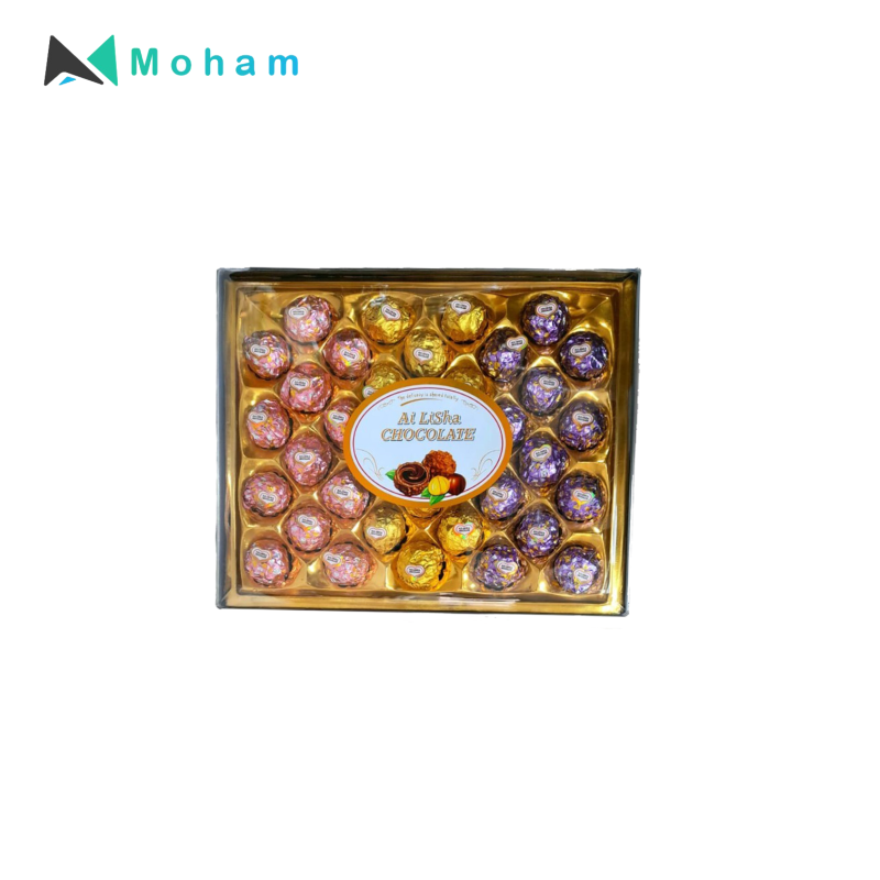Al Lusha Assorted Chocolates 36pcs. 450 Grams