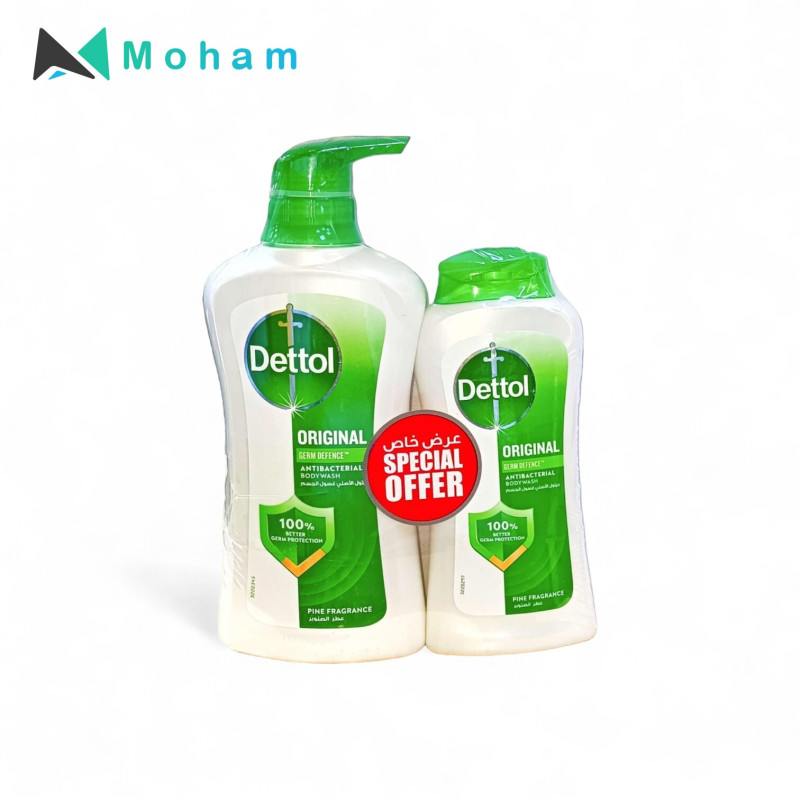 DETTOL BODY WASH ORIGINAL 500ML+250ML