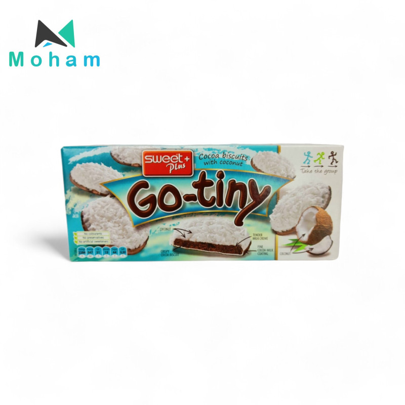 Sweet Go-Tiny Cocoa Biscuits with Coconut 24 pcs. 120 grams