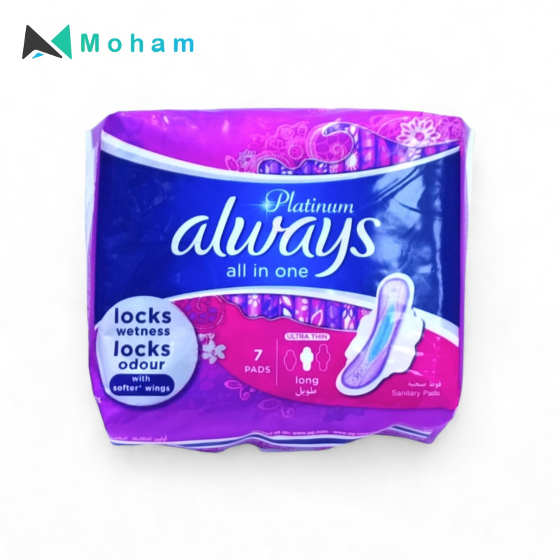 ALWAYS PLATINUM ULTRA THIN 7PAD/24PK