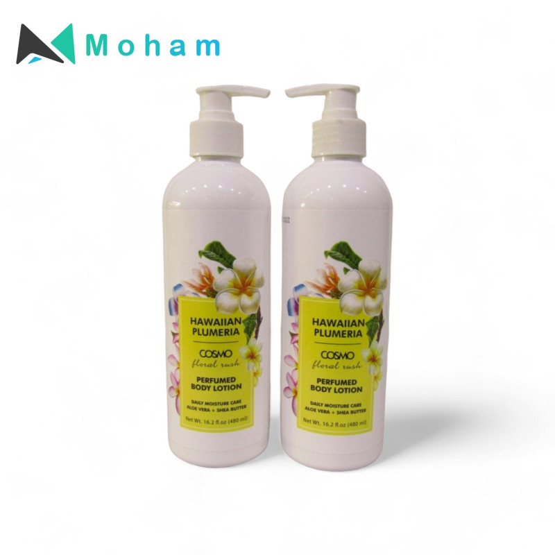 COSMO BODY LOTION HAWAIAN PLUMMERIA 480ML