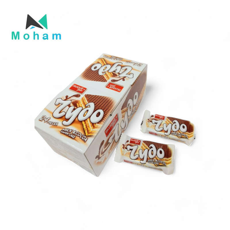 Zydo Milk & Cocoa Wafer Cake 24pcs. 40grams
