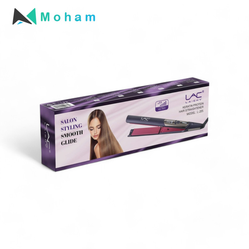 LAC LAICHY L-205 Keratin Protein Hair Straightener - Smooth & Glide