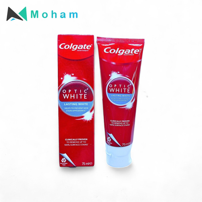 COLGATE TOOTHPASTE OPTIC WHITE LASTING WHITE 75ML